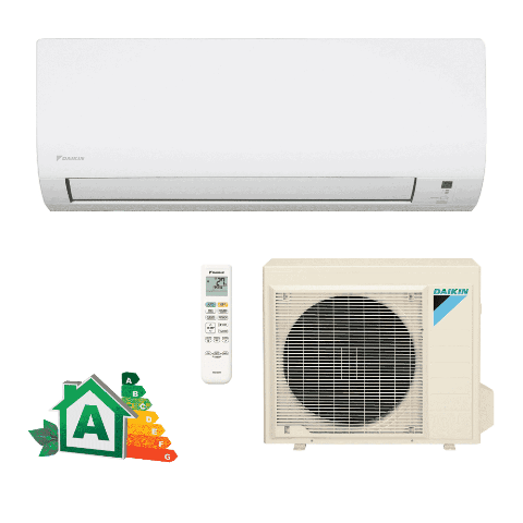 Conjunto Ar Condicionado Split Hi-Wall Inverter Daikin 24000 Btus Frio Advance 220v FTK24P5VL | RK24P5VL