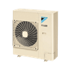 Foto Pequena Condensadora Ar Condicionado Cassete Daikin Inverter 30000 Btus Quente e Frio SkyAir 220v FCQ30AVL | RZQ30AVL