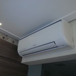 Instalação de Ar Condicionado ABC Samsung em cima da porta