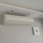 Instalação de Ar Condicionado na parede da sala