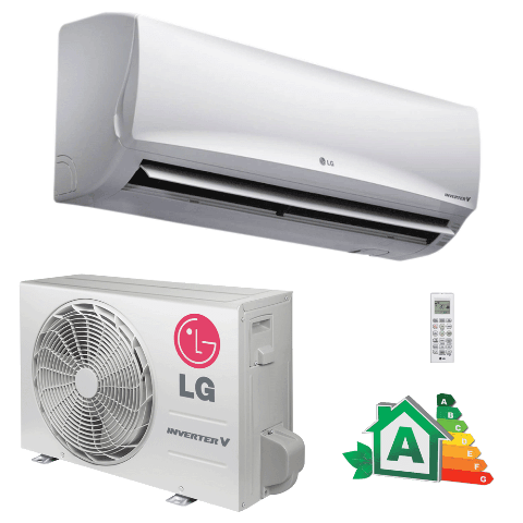 Ar Condicionado Split Hi Wall LG Inverter 9000 Btus Libero E + Quente e Frio 220v US-W092WSG3