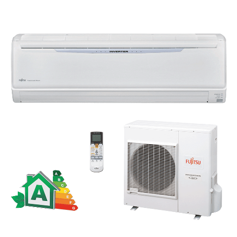 Ar Condicionado Split Hi Wall Inverter Fujitsu 27000 Btus Quente e