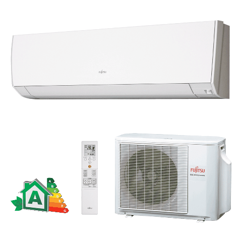 Ar Condicionado Split Hi Wall Inverter Fujitsu 12000 Btus Quente e Frio  220v ASBG12LMCA-BR | AOBG12LMCA