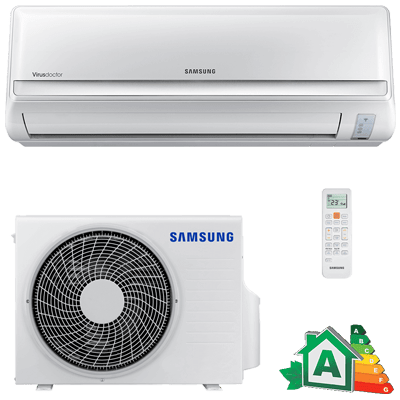 Ar Condicionado Split Hi Wall Samsung Max Plus 9000 Btus Quente e Frio 220v AR09HPSUAWQ/AZ